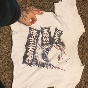 Dear Miss Nightmare croppie band tee